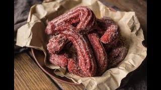 Churros red velvet originali e pieni di sapore [upl. by Hiroko]