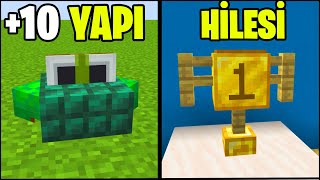 \u00100 GERÇEK OLAN YAPI HİLELERİ  Minecraft [upl. by Gonagle]