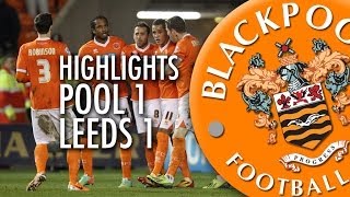 Blackpool vs Leeds  Championship 201314 Highlights [upl. by Eelyac543]