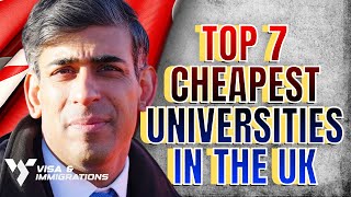 Top 7 Cheapest Universities in UK for International Students  Study in UK 2024 [upl. by Edea]