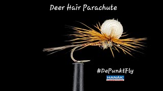 Tying a Deer Hair Parachute  Tied by Matthias Dibiasi  DePunkt Fly [upl. by Adham]