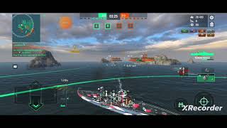 World of Warships BlitzColoradoBrawl against Venetto [upl. by Eladnar]