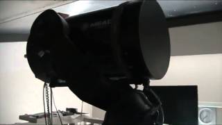 A Quick Tour of the Observatory amp a Look Through the 14 Inch Meade LX200 Telescope [upl. by Enirehtak99]