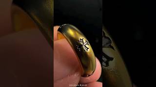 Wow thats a Pure 22k Handcrafted Golden Ring shortvideo shorts short shortsfeed trending diy [upl. by Eenoj]