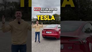 🚗 TESLA Un Error TREMENDO 🤯 [upl. by Nalorac463]