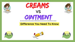 Ointment and Cream Difference Cream vs Ointment Semisolid Dosage Form Pharmaceutics Made Easy [upl. by Vine]