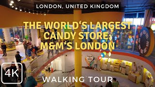 Inside the Worlds Largest Candy Store  MampMs London UK Walking Tour 2024 [upl. by Murrell]