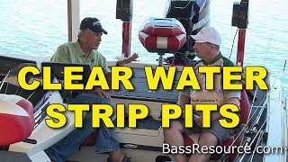 How To Fish Clear Water Strip Pits Effectively  Bass Fishing [upl. by Ringe]