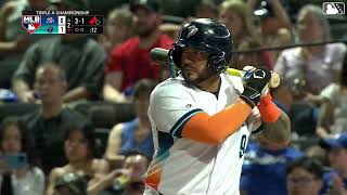 Astros catcher Omar Narváez singles in a pair of runs for Sugar Land  MiLB Highlights [upl. by Seroka]