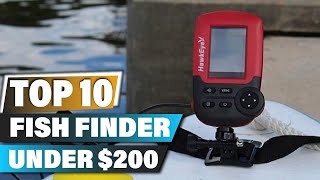 Best Fish Finder Under 200s In 2023  Top 10 Fish Finder Under 200 Review [upl. by Kenji]