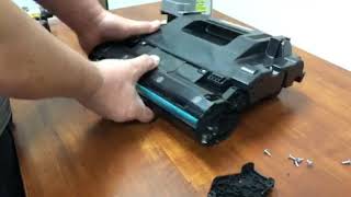 1 of 3 HOW to Refill Toner for HP Neverstop Laser 1000 1001 1201 1202 W1143 BY A AAATONER [upl. by Cord]