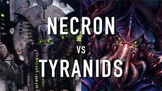 Necrons Vs Tyranids Who Would Win Warhammer40k [upl. by Rosol]