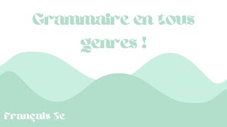 Quelques révisions de grammaire [upl. by Alegna]