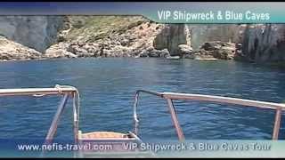 VIP Shipwreck and Blue Caves Tour  Land and Sea [upl. by Erma]