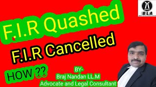 FIR Quashing in High Court  FIR Quashing before chargesheet [upl. by Yevette]