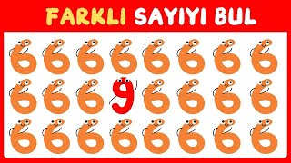 Farklı Olanı Bul🤔😉Harfler ve Sayılar Özel Aranızdaki En Dikkatli Kişi Farklı Olanı Bulabilecek😯 [upl. by Negyam]