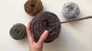 How I Wind My Yarn Into CenterPull Cakes By Hand [upl. by Siriso]