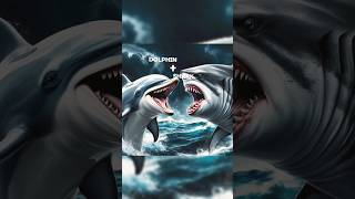 Dolphin vs shark combination 🔥shortsviralvideotrending editsharetrendingshortsytshorts [upl. by Corwin]