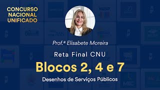 Reta Final CNU  Blocos 2 4 e 7  Desenhos de Serviços Públicos  Prof Elisabete Moreira [upl. by Akinirt695]