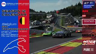 ACC PS5 • FORMULA RACING LEAGUE • 2024 Q1 CALENDAR [upl. by Georgeta]