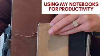 Notebooks for productivity and mindfulness how I use my notebooks for productivity [upl. by Graniela301]