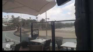 Webcam Lanzarote  Live Stream from the Beachbar in Costa Teguise [upl. by Lybis]