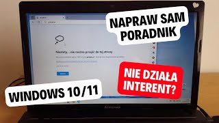 Nie działa Internet  Jak naprawić Internet Poradnik WiFi Brak połączenia sieciowego Windows 11 10 [upl. by Brod]