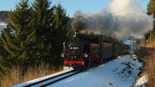 Der Reichsbahnzug auf der Fichtelbergbahn FichtelbergbahnReichsbahnzug9978599794 [upl. by Leamhsi797]