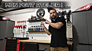 COMMENT jai aménagé mon GARAGE en ATELIER  pratique et PAS CHER [upl. by Atinihc162]