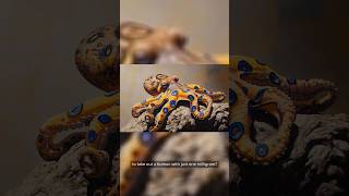 One milligram of its saliva can kill a human Meet the Blue ringed Octopus [upl. by Halil]