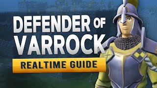 RS3 Defender of Varrock – Realtime Quest Guide [upl. by Ilrak]