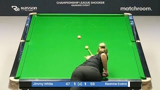 SNOOKER REANNE EVANS SHOWS THAT SHE IS NOT A PUSHOVER  CHAMPIONS LEAGUE SNOOKER 2023 [upl. by Stephenson292]