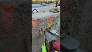 Fastening the turnbuckles MilwaukeeTool concrete construction iowa concretetools [upl. by Mead]