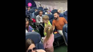 Compassionate Flight Attendant Helps Single Father shorts [upl. by Eilema810]