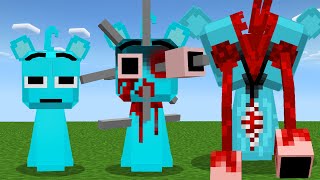 All Sky Blue Sprunki Phase 19 Addon in Minecraft [upl. by Kataway219]