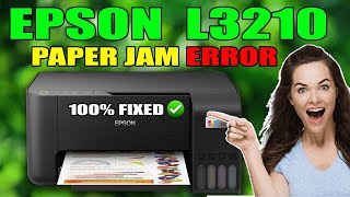 Epson l3210 red light blinking solution  epson l3210 paper jam error solution [upl. by Buxton]