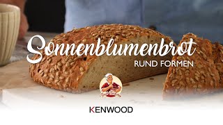 Sonnenblumenbrot rund formen  so gelingt dein selbstgebackenes Brot ganz einfach [upl. by Eidnac]