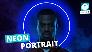 Pixlr E How to Create a Neon Portrait Effect Tutorial in Pixlr E [upl. by Solohcin]