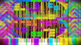 Black MIDI The Super Extreme Tetris V3  3441 TRILLION NOTES [upl. by Hteik]