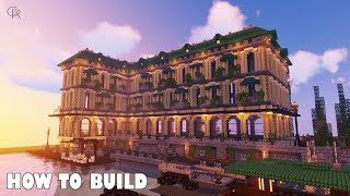 Minecraft how to build a VICTORIAN HOUSE tutorial Minecraft house tutorial [upl. by Adnesor]