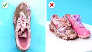 Give Your Shoes New Life Simple Revamp Ideas  Full HD  Slow TV [upl. by Ielak]