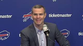 NFL Draft Buffalo Bills GM Brandon Beane on Day 2 picks [upl. by Michelsen]