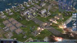 USA Air Force  Command amp Conquer Generals Zero Hour  1 vs 5 HARD Gameplay [upl. by Ladd]