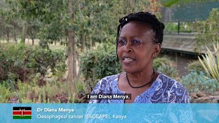 Dr Diana Menya  Oesophageal cancer in Kenya [upl. by Tehr]