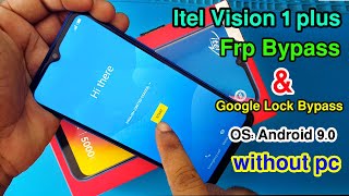 Itel Vision 1 plus Frp Bypass  Itel L6501 Google Account Bypass Without Pc [upl. by Annaili]