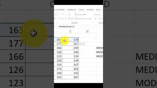 Como sacar promedio en Excel shorts [upl. by Catto]