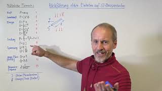 PHYSIK ALLGEMEIN  Elektrische Einheiten in SIBasiseinheiten umrechnen Teil 1 [upl. by Lytsirk300]