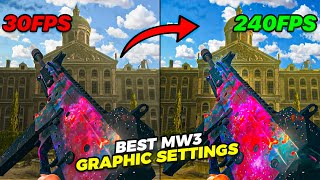 BEST Graphic Settings  FPS Boost for Warzone Modern Warfare 3 [upl. by Derfiniw568]