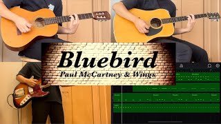 Paul McCartney amp Wings  Bluebird  Instrumental Cover [upl. by Ruenhs]