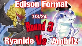 Edison Format Round 3 Blackwings Vs Frog Hero [upl. by Perlie]